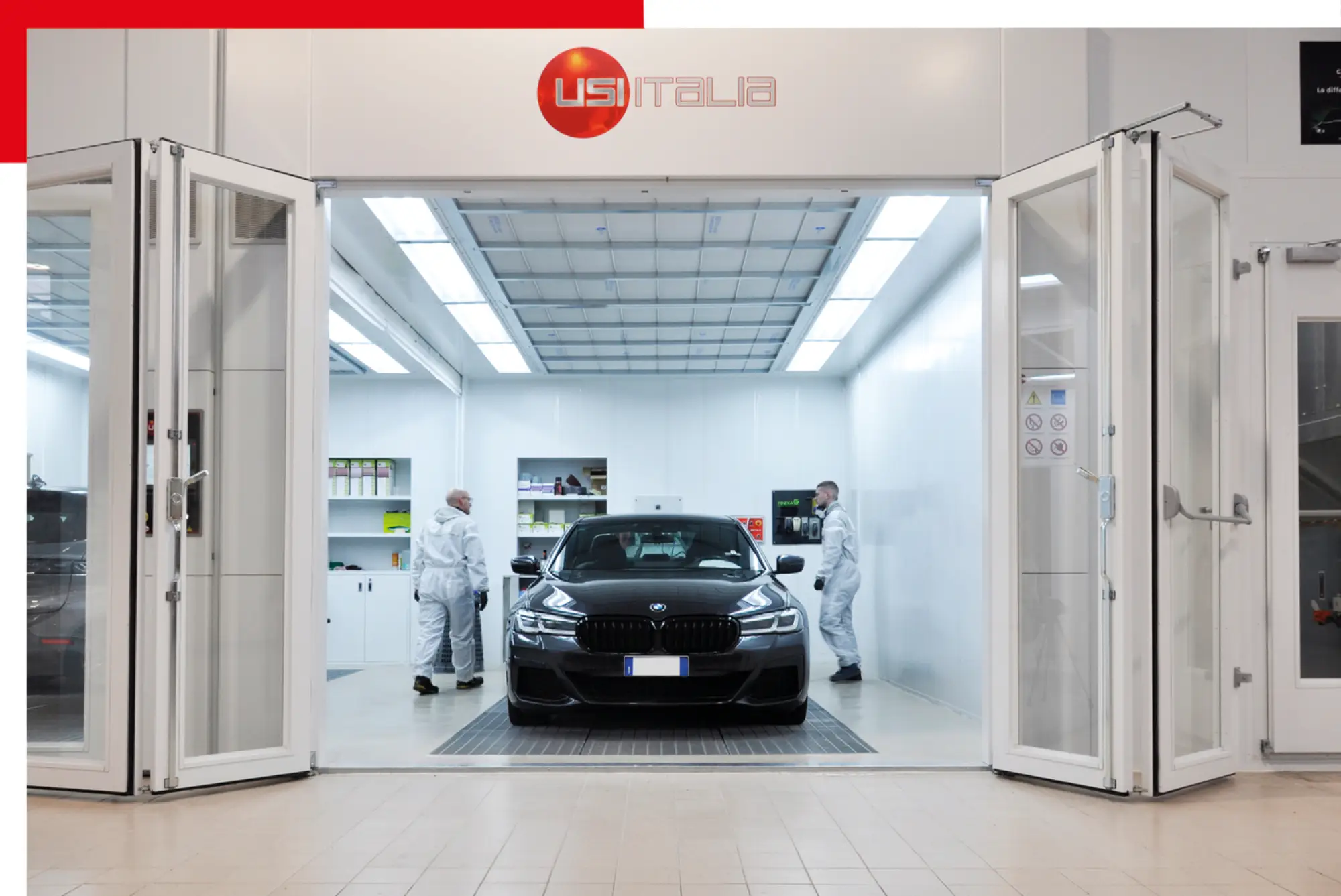 The solution: a complete USI Italia paint department